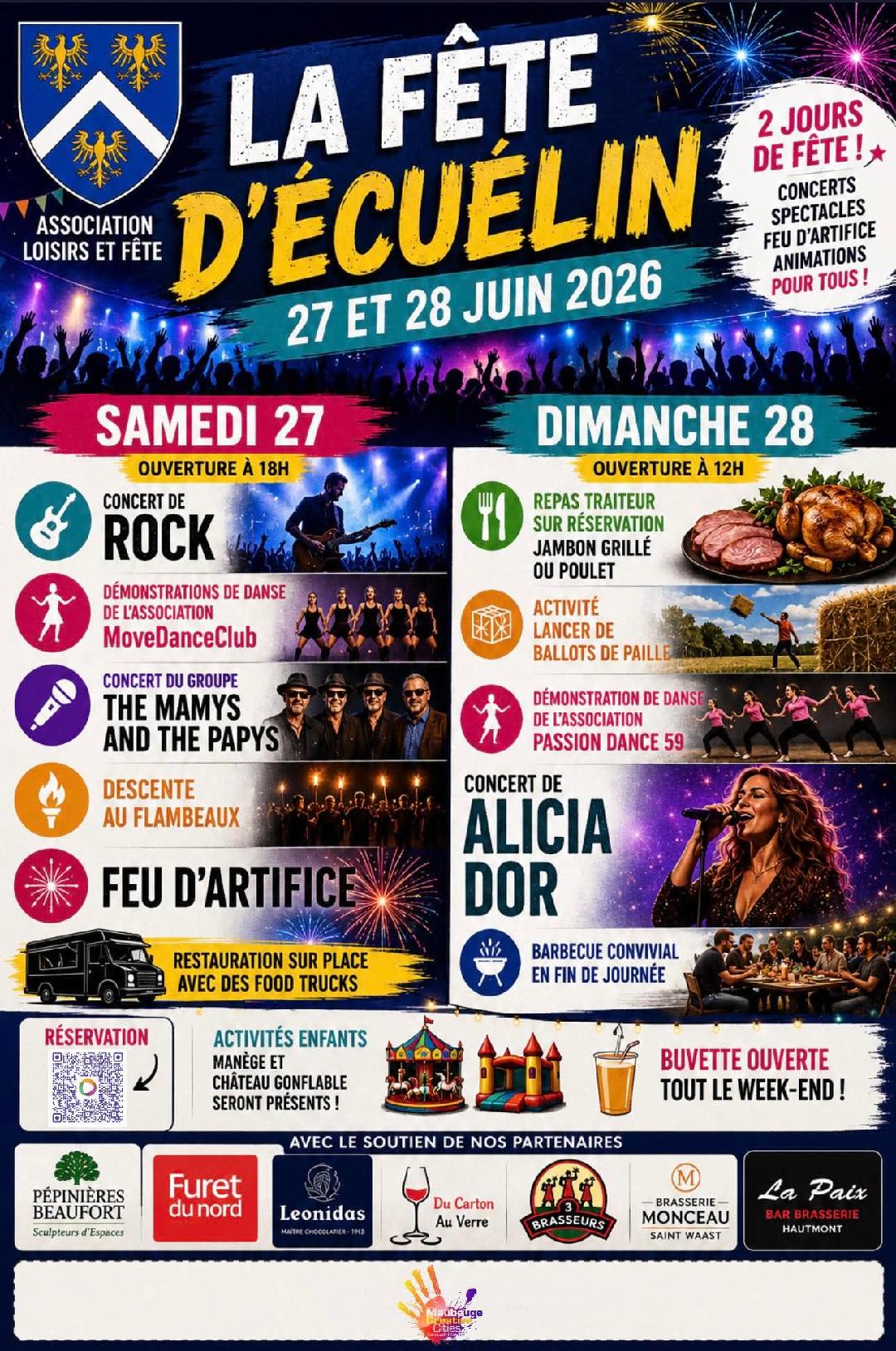 La F&ecirc;te d'ECUELIN les 27 et 28 juin 2026