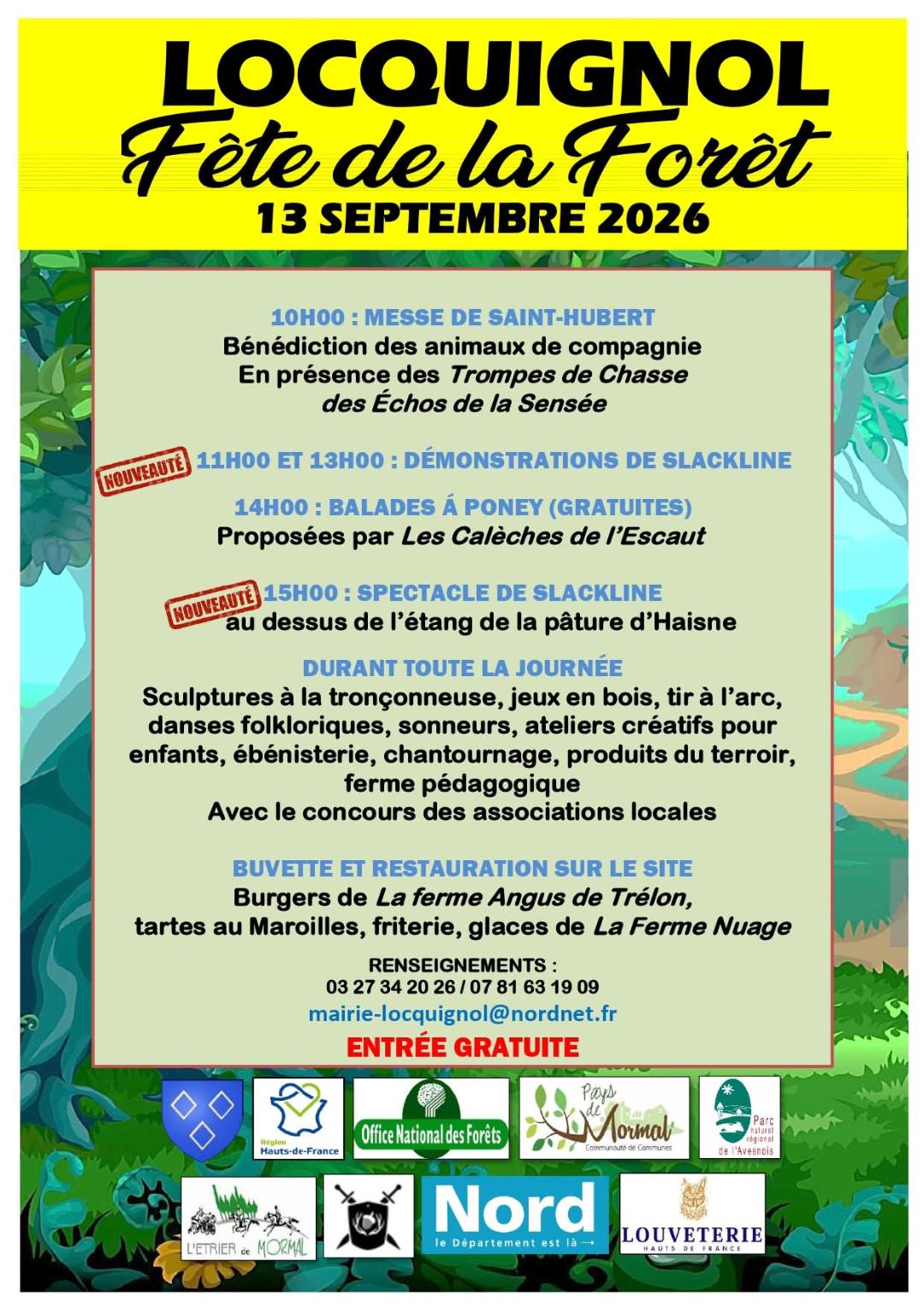 Locquignol F&ecirc;te de la For&ecirc;t le 13/09/2026